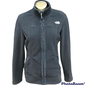 The North Face Women Black Fleece Jacket, Size Medium, EUC.